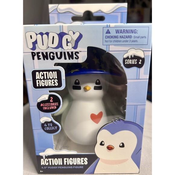 Pudgy Penguins Series 2 Wizard Action Figure - New - Picture 1 of 4
